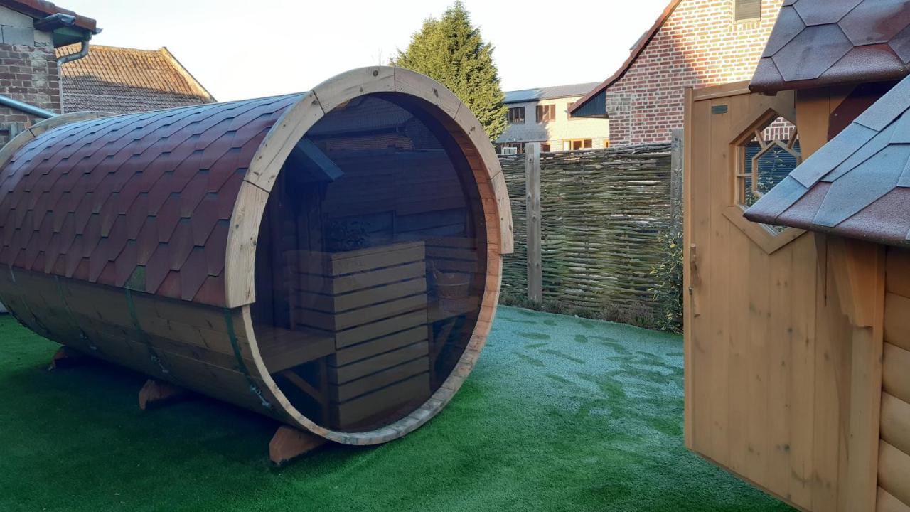 Chalet-Sauna-Evasion Nature Et Bien-Etre Gosnay Exterior foto