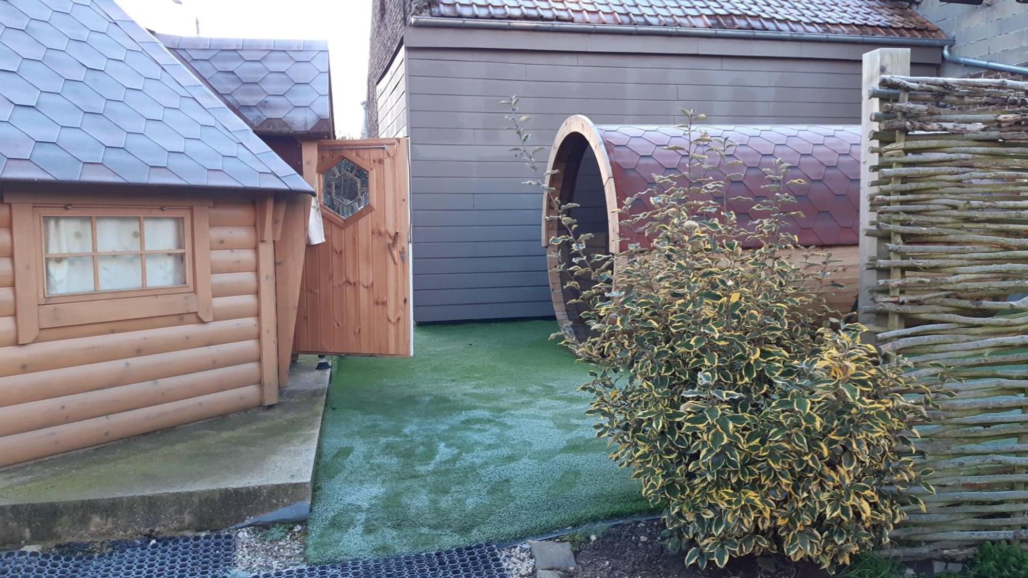 Chalet-Sauna-Evasion Nature Et Bien-Etre Gosnay Exterior foto